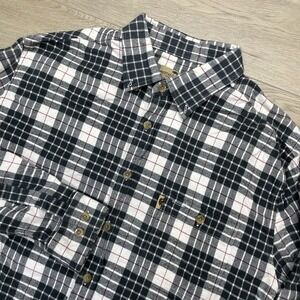 Buffalo Jackson Trading Co Flannel Shirt Men Sz L Cotton READ***
